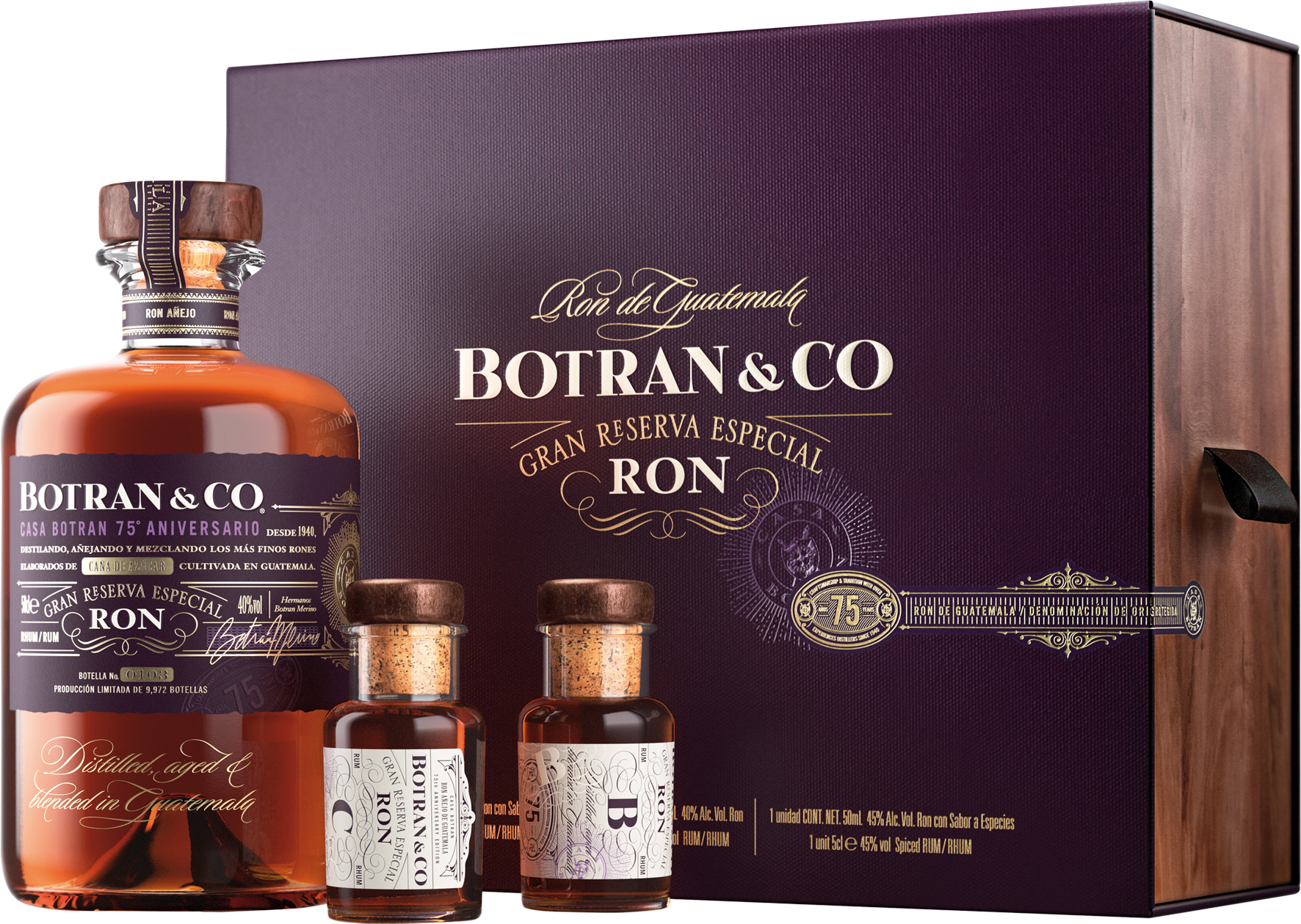 Botran&Co Gran Reserva Especial, 75th Anniversary Geschenkbox