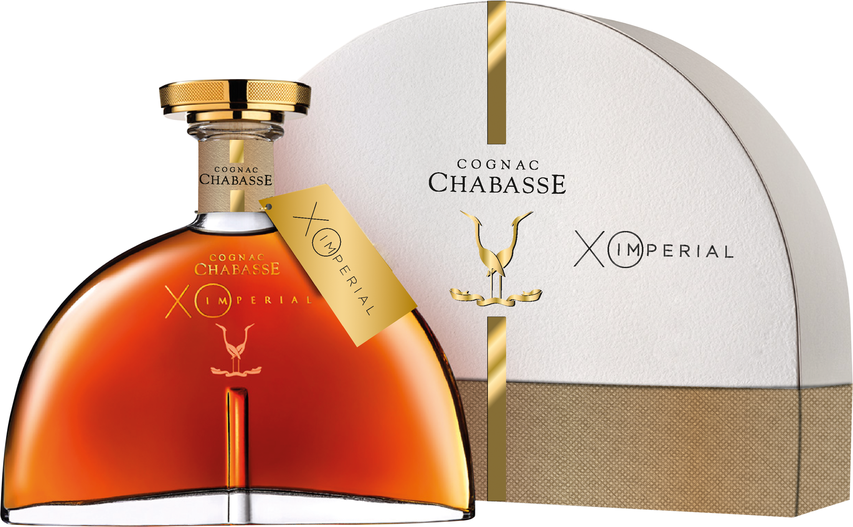 Cognac Chabasse XO Imperial in Halbmond Box