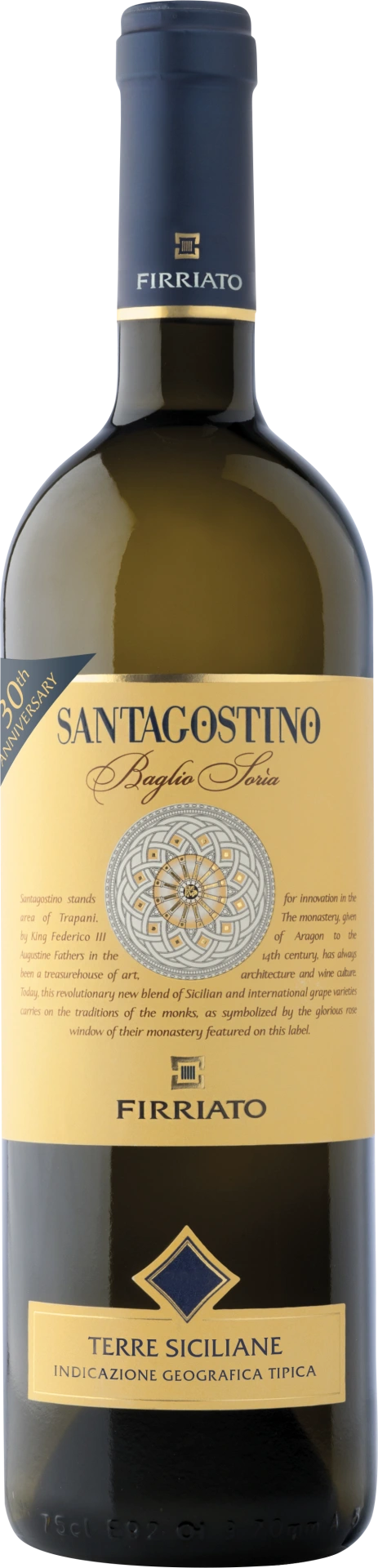 Santagostino Baglio Soria Bianco Terre Siciliane IGT