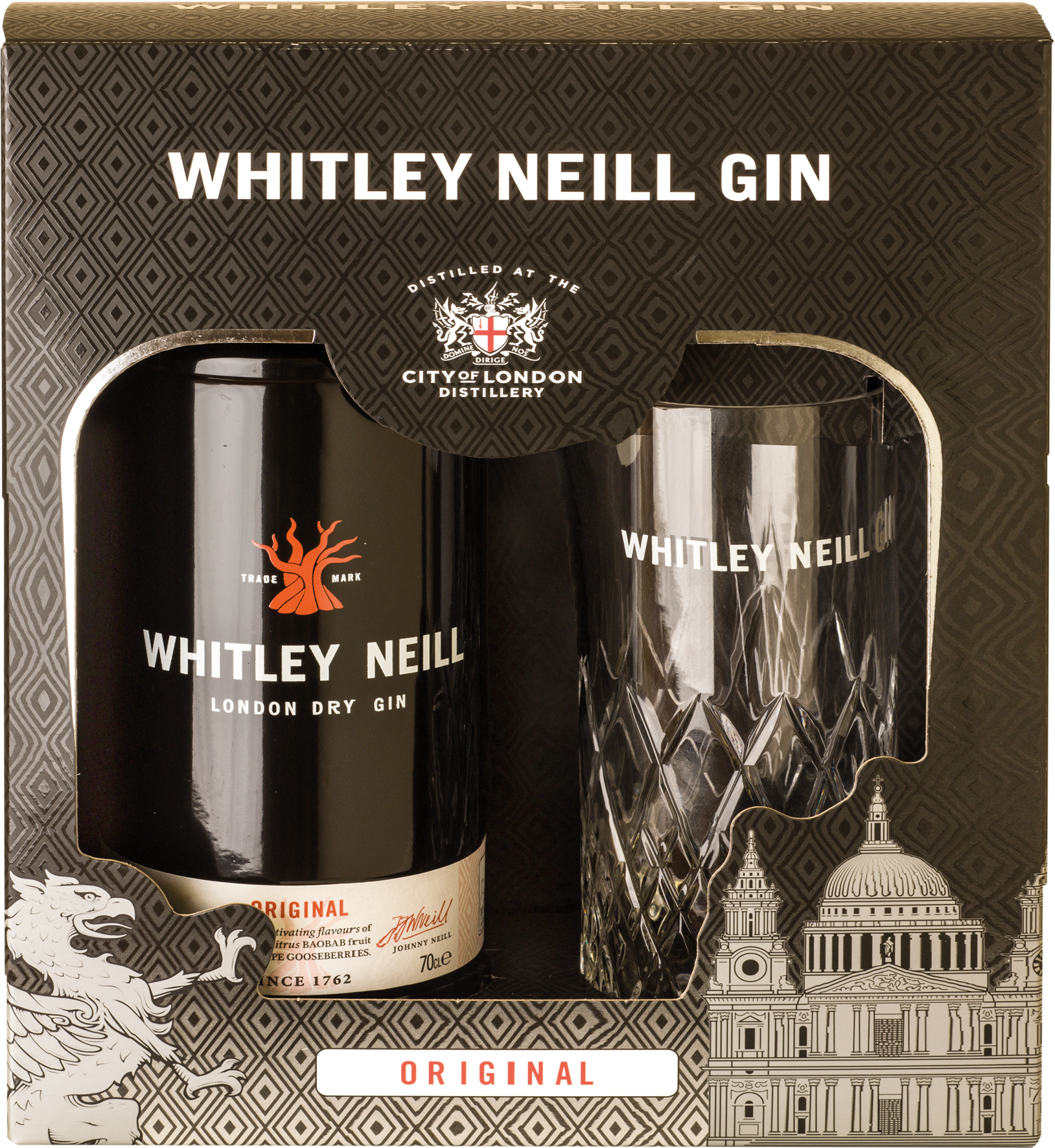 Whitley Neill Original Gin mit Glas