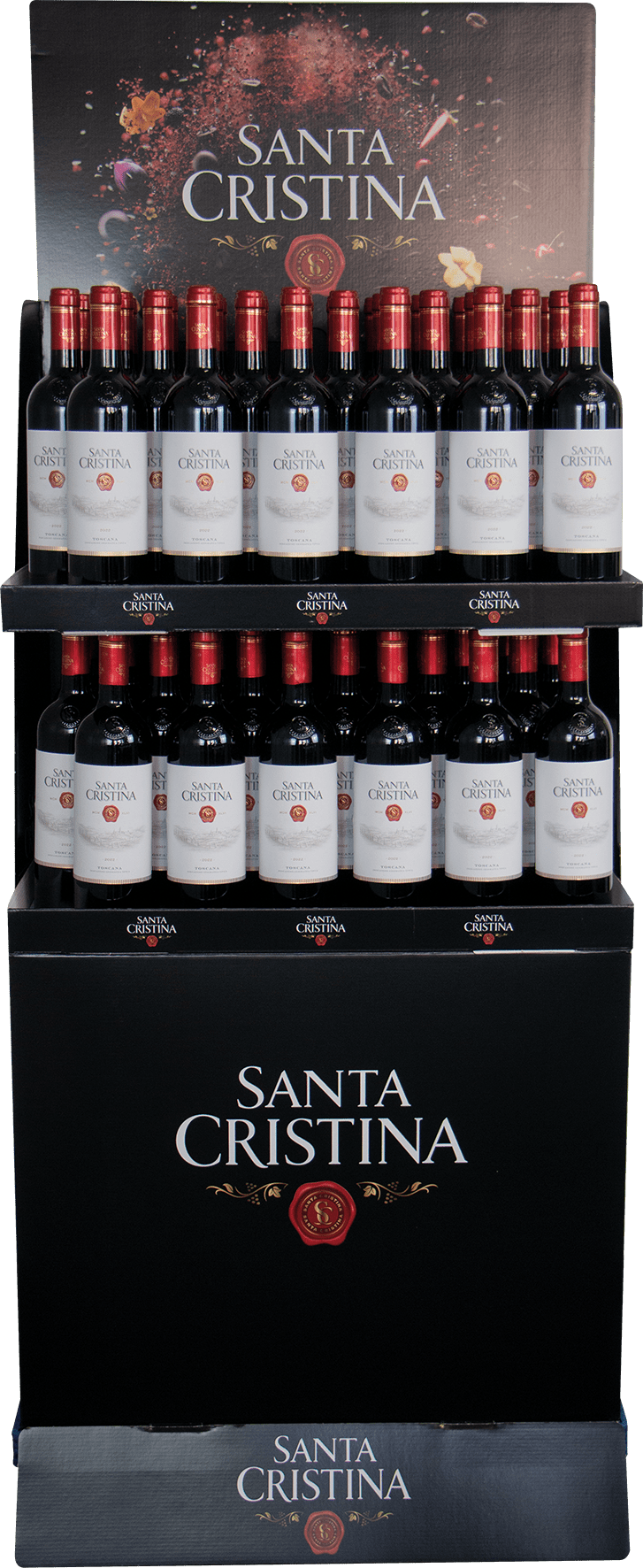 Santa Cristina Rosso 60er-Display