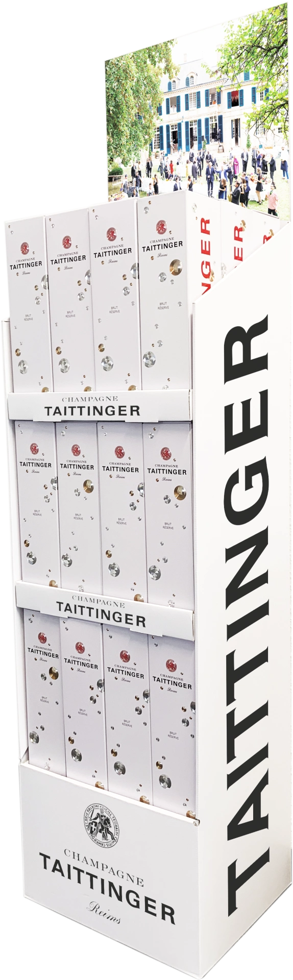36er Display Taittinger Brut m.Topper 27l