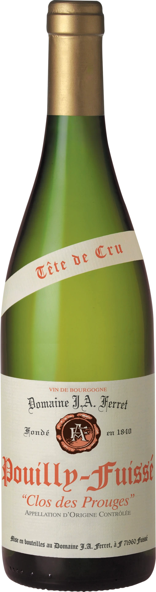 Pouilly-Fuissé Tête de Cru Clos des Prouges, Ferret BIO