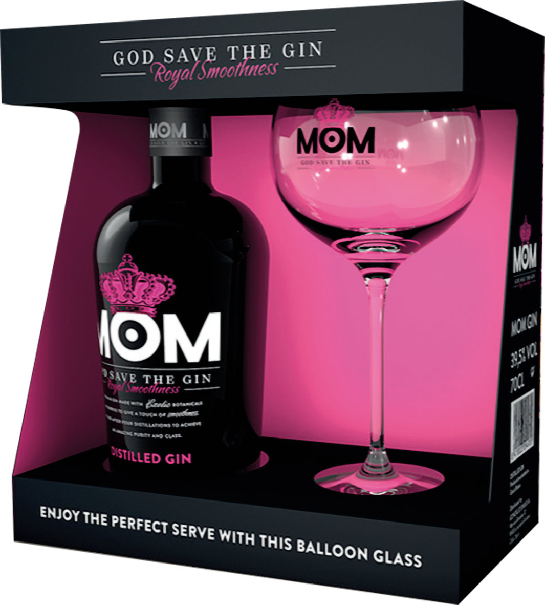 MOM Gin + Glas