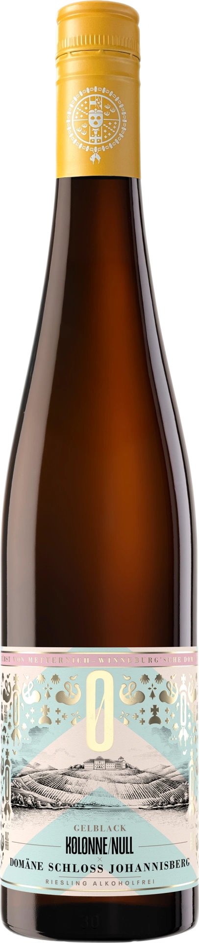 Kolonne Null x Domäne Schloss Johannisberg Gelblack Riesling alkoholfrei